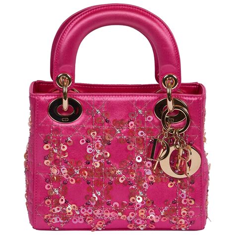 small pink lady dior bag|christian dior pink bag.